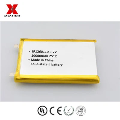 固体リチウム-イオン電池セル製造業者 JP1260110 10000 mah